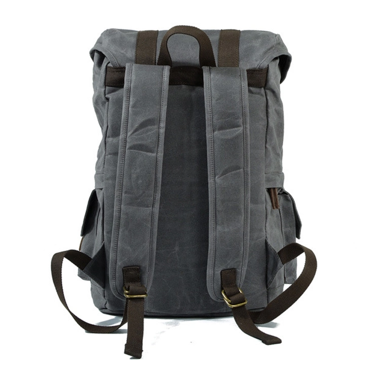 New Arrival Good Quality Waxy Canvas Outdoor Camera Backpack Waterproof Camera Bag