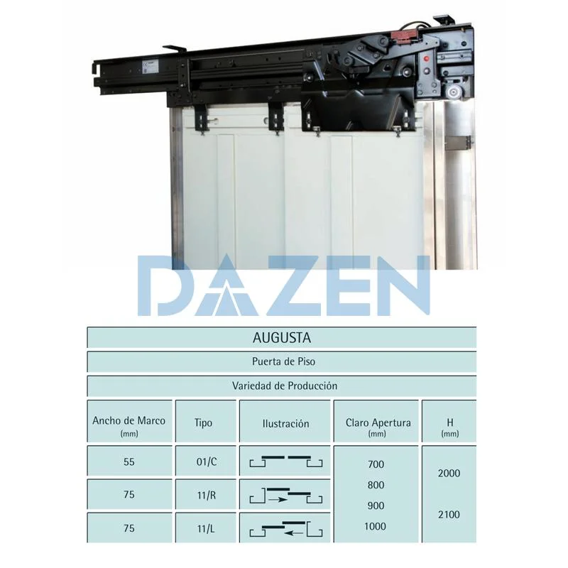 700-1000mm Door System Fireproof Center and Side Open Augusta Landing Door