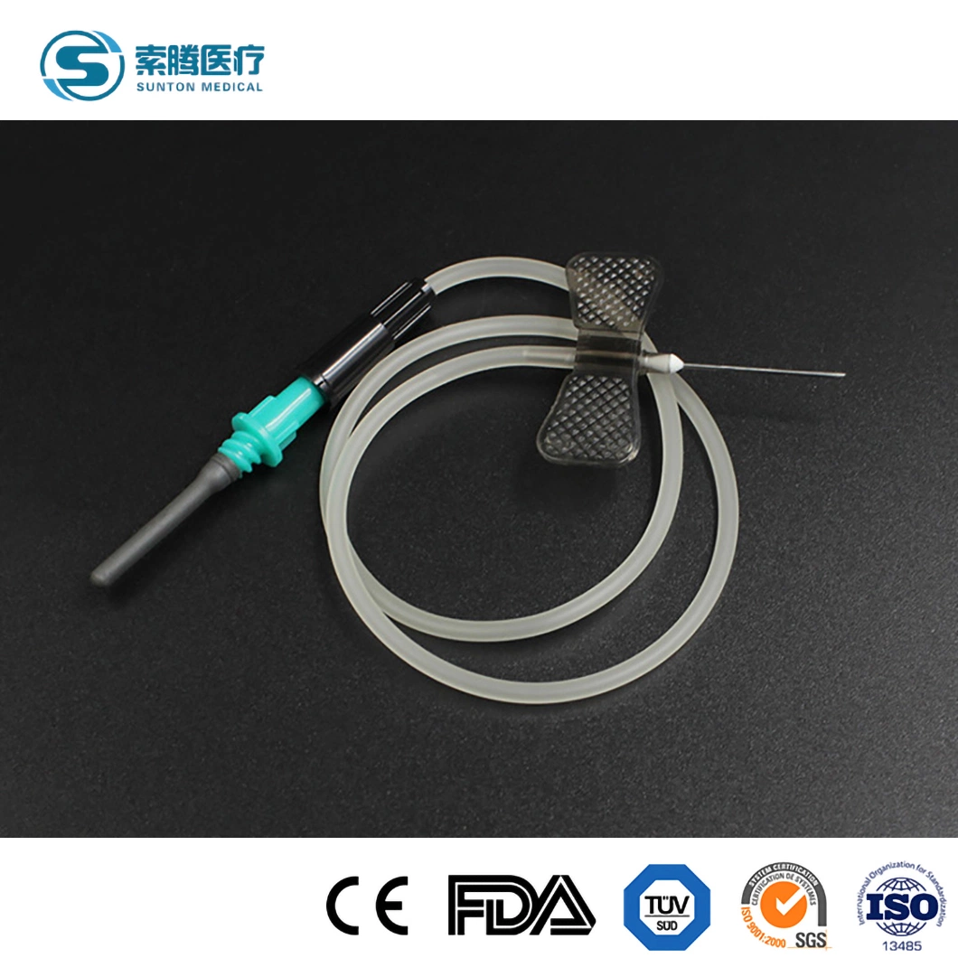 Medical Disposable Stainless Steel Sterile Blood Collection IV Needle Scalp Vein Set Butterfly Injection Intravenous AV Fistula Infusion Needle Luer Slip/Lock