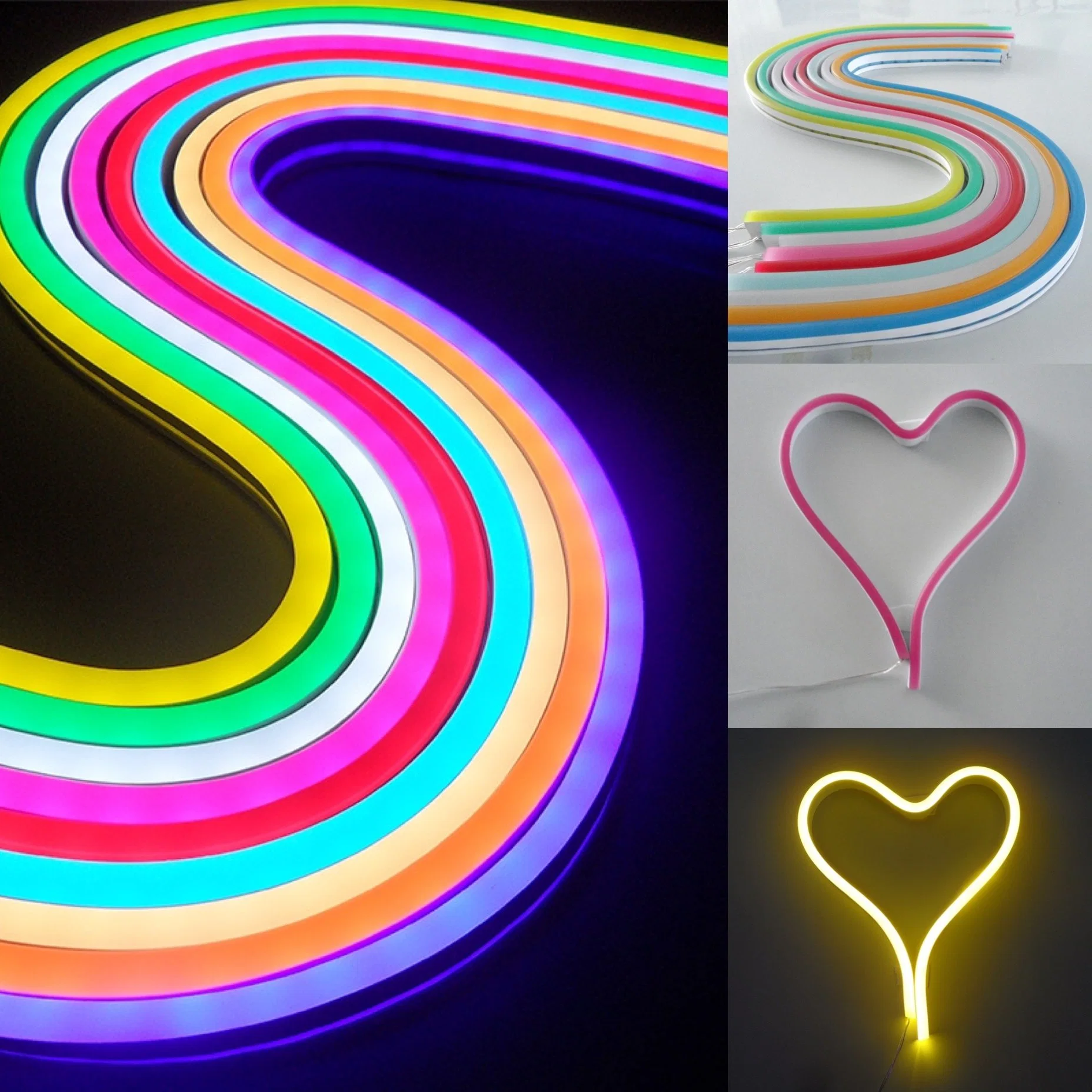 LED Neon Strip Flexible Neon Rope Lights for Christmas Lights High Quality/Brightness for Commercial Decoration