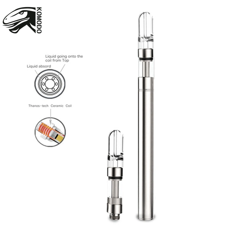 0.5ml 1.0ml Thick Oil E Cigarette Vape Pen Cartridge Ceramic Coil