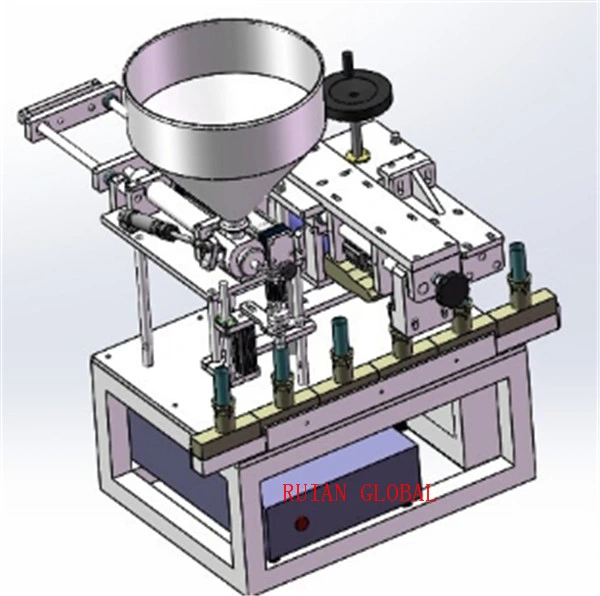 Semi-automatique de remplissage de la machine pour la pâte dentifrice Crème d'étanchéité