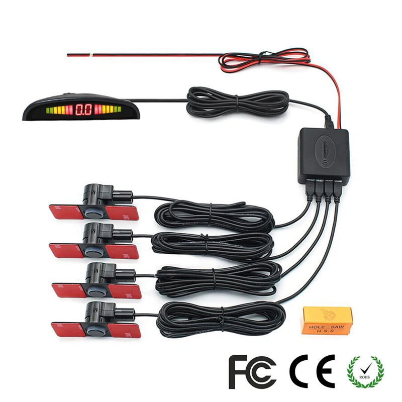 Newest Arrived Original Factory Car Parking Sensors System with 4 Sensors and LED Parking Display