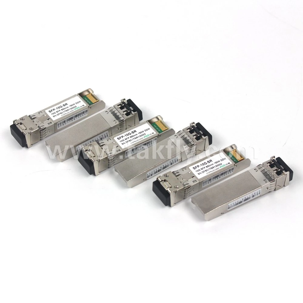 10g y 850nm de doble óptica de fibras multimodo LC Módulo SFP 300 m.