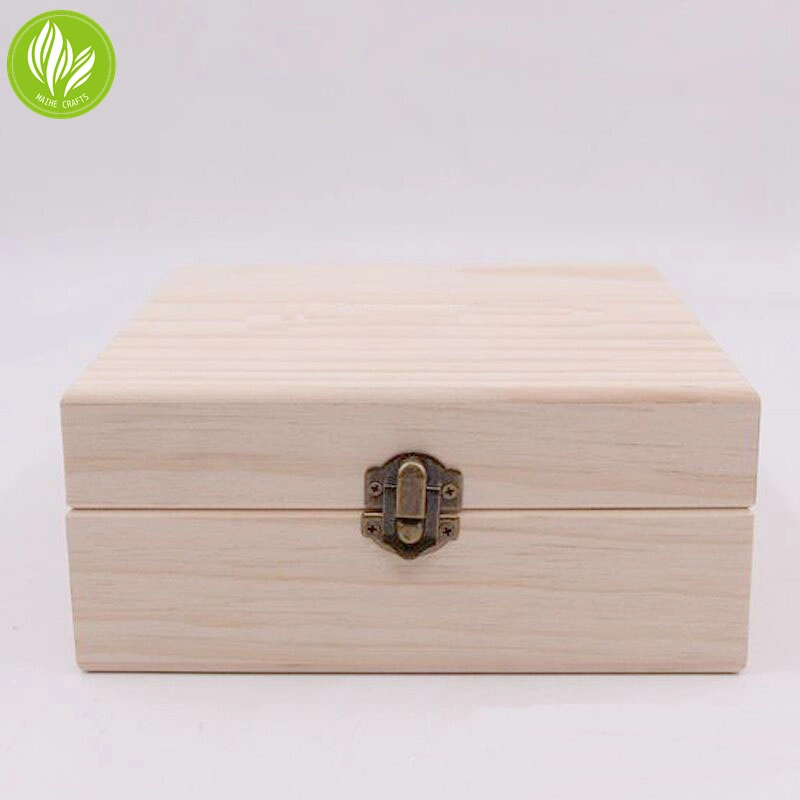 Caja de almacenamiento de aceite esencial de madera personalizada