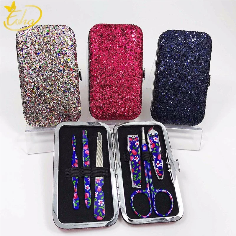 Bling Bling Nail Care Tools Beautiful Colorful Manicure Set
