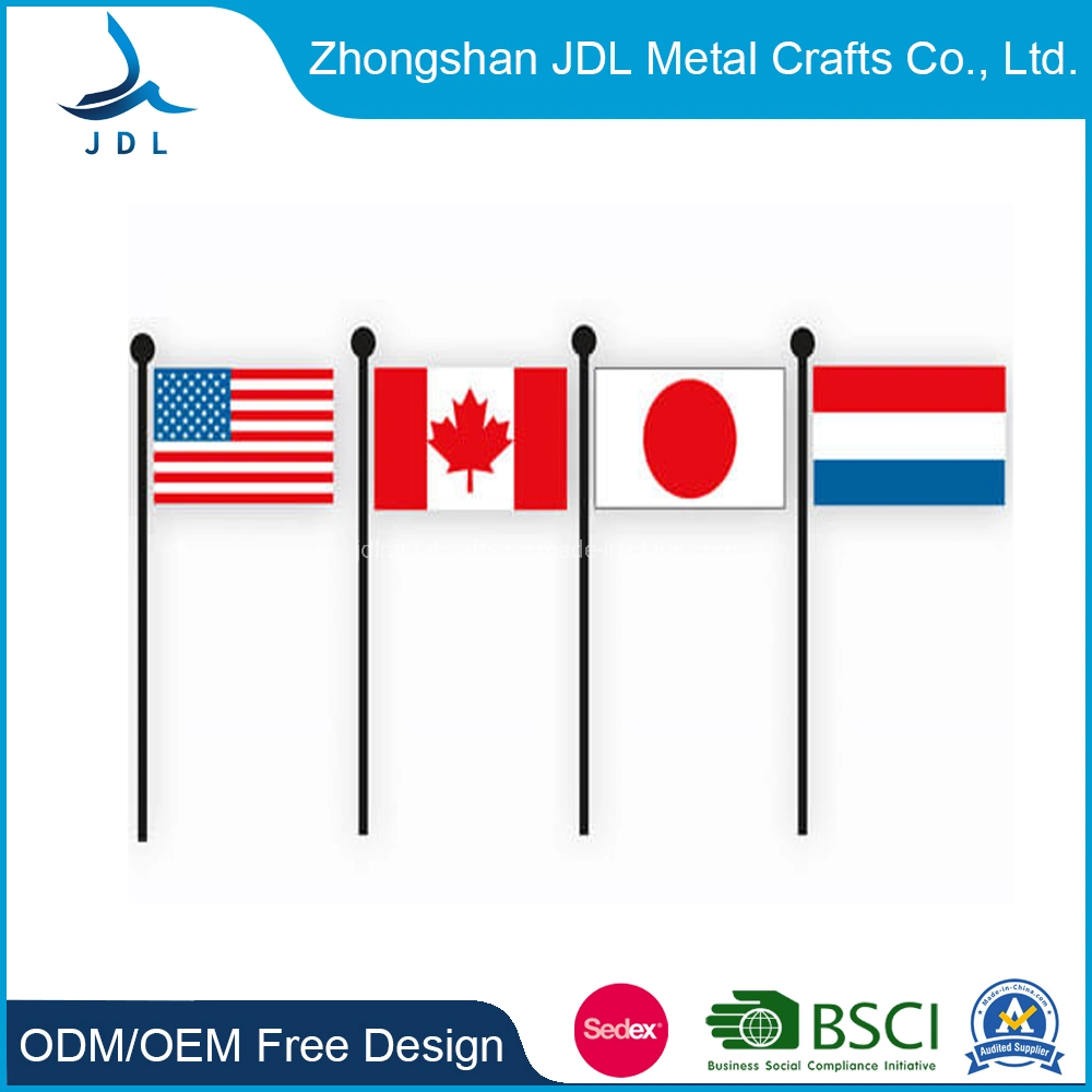 No MOQ China Wholesale/Supplier Quality Custom Printing PVC Fabric Printed Car Window Flags with Plastic Rod New Products Looking for Distributor as Party Decoration