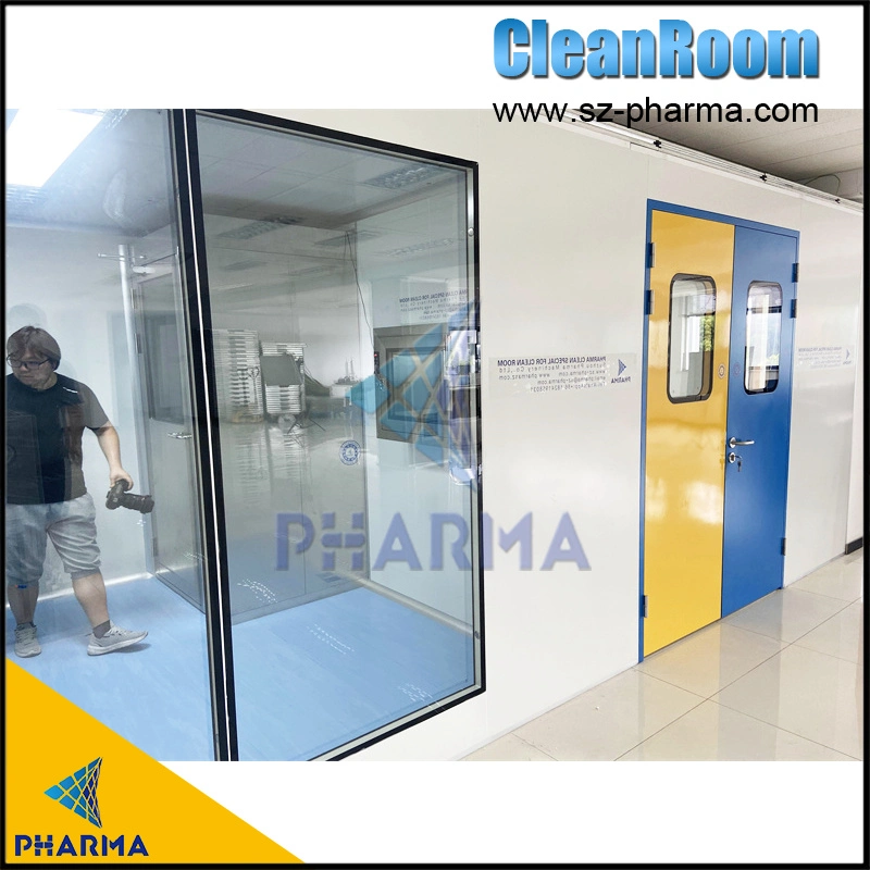 Sandwich Panel Wall ISO 8 Air Clean Modular Cleanroom Customized Clean Room