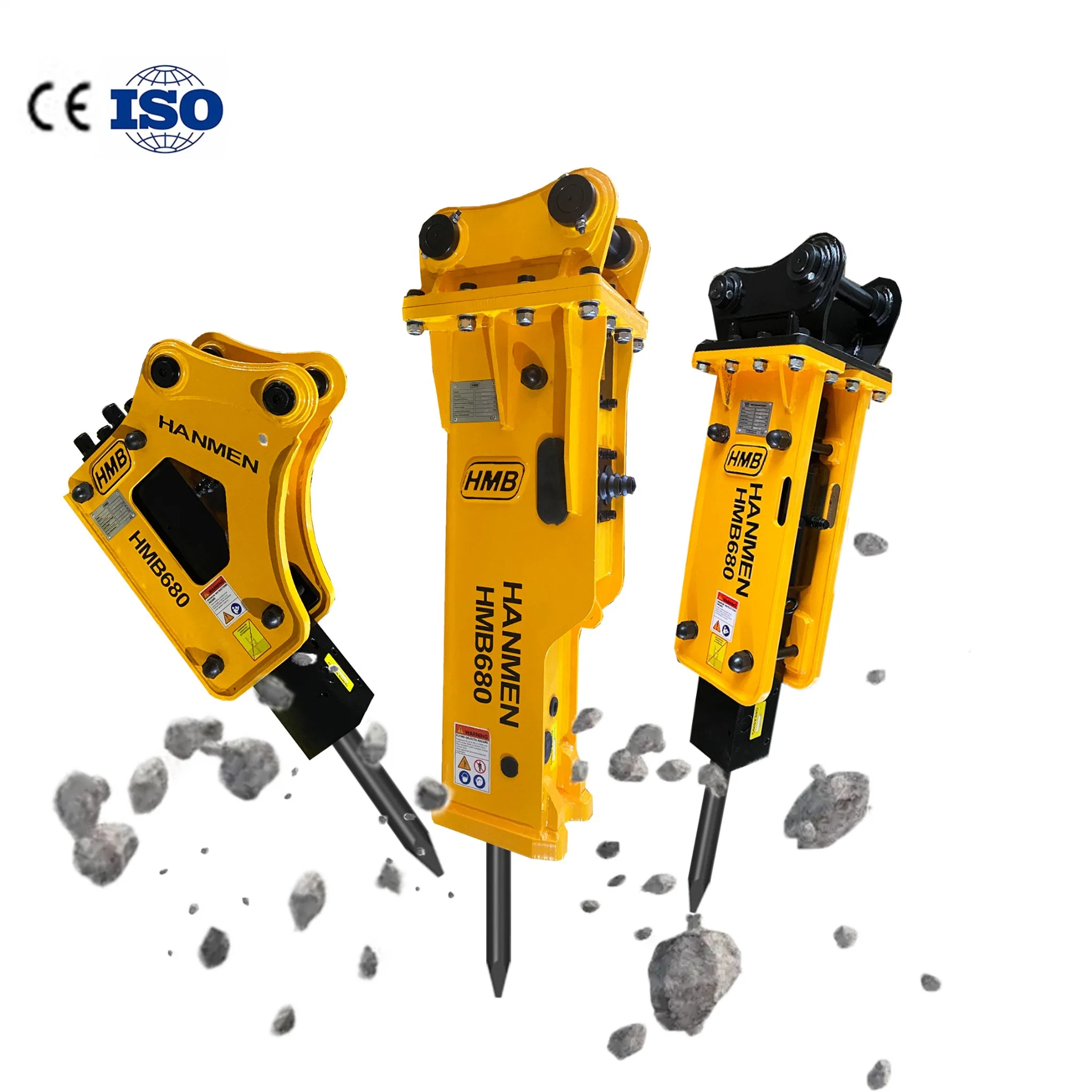 Construction Equipment Hmb680 6ton Sb40 Box Silenced Excavator Hydraulic Breaker Jack Hydraulic Hammer