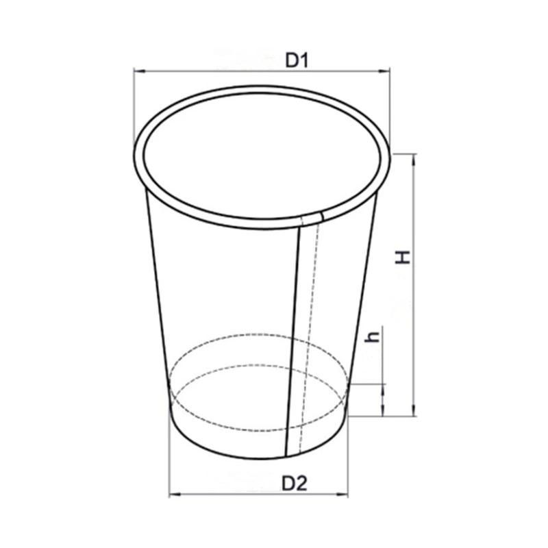 A melhor chávena de papel inteligente de velocidade média totalmente automática para ambientes Máquina de formação com utilizada em copos de papel descartáveis