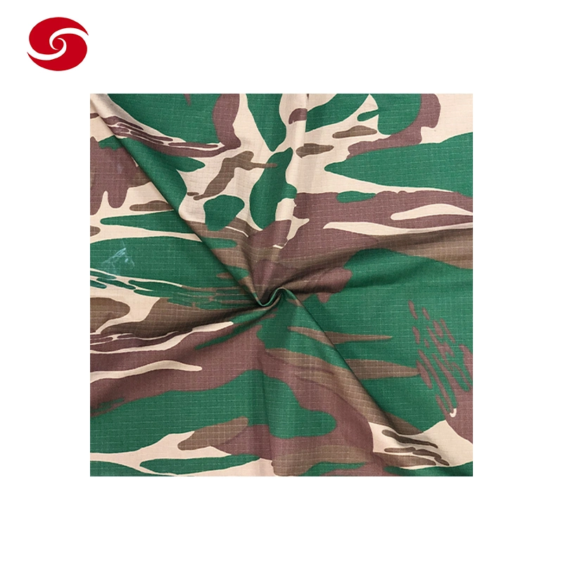 Zambia Camouflage Military Tc Ripstop Fabric for Uniform Use