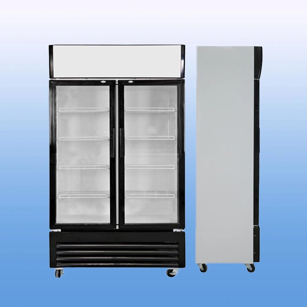 Bar Commercial Upright Drinks Display Fridges Pepsi Glass Door Beverage Freezer Showcase 600L Fan Cooling Chiller Display