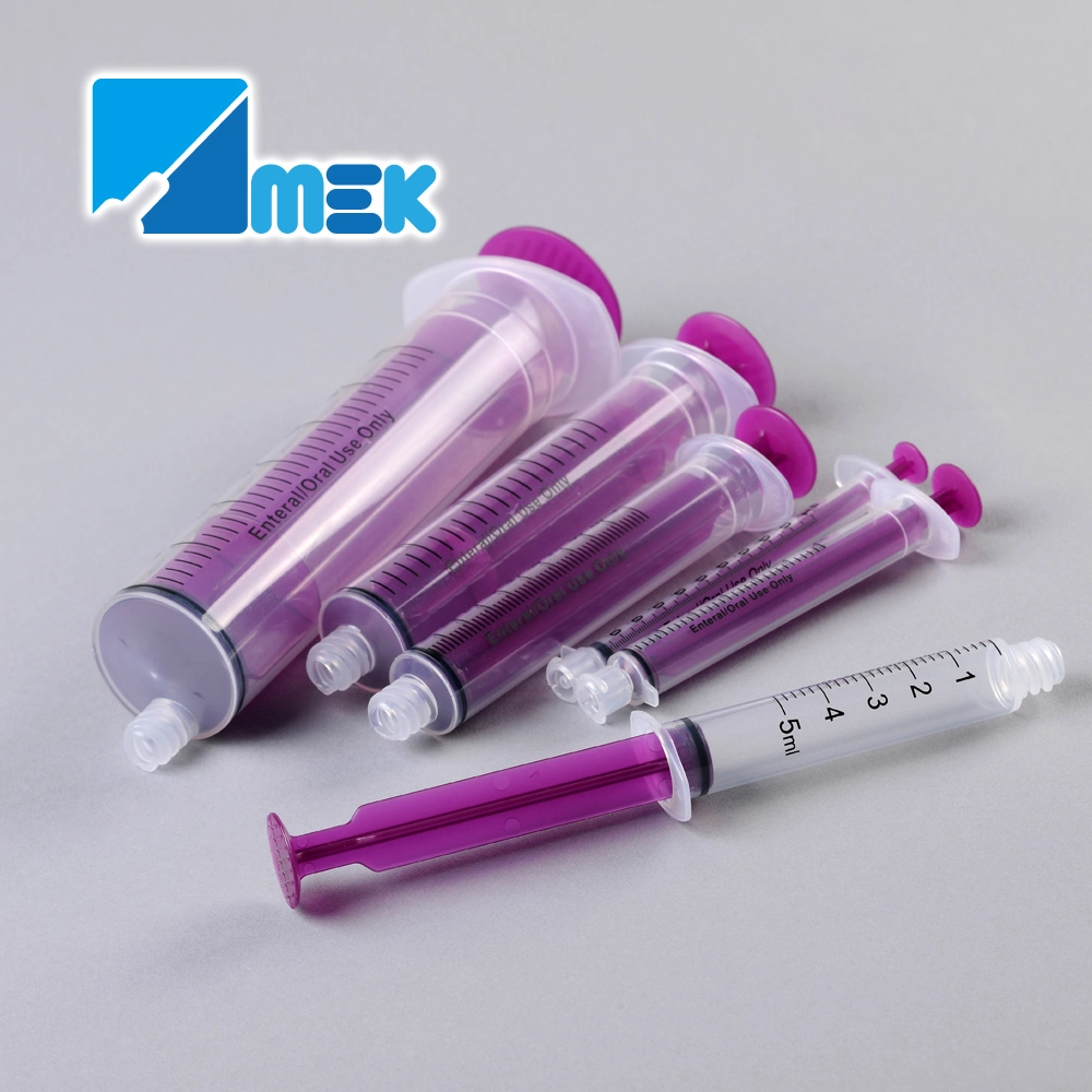 Disposabel Dispenser Feeding Enfit /Enteral/Medicine Oral Entral Syringe for CE FDA Masap
