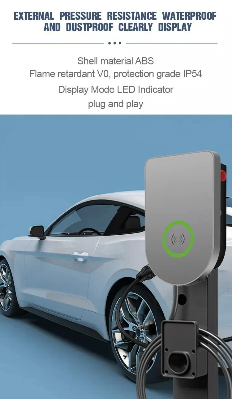 Original Factory Hot Wallbox AC 2 7kw 32A Electric Car Charging Station with Credit Card Payment Electric Car Charger