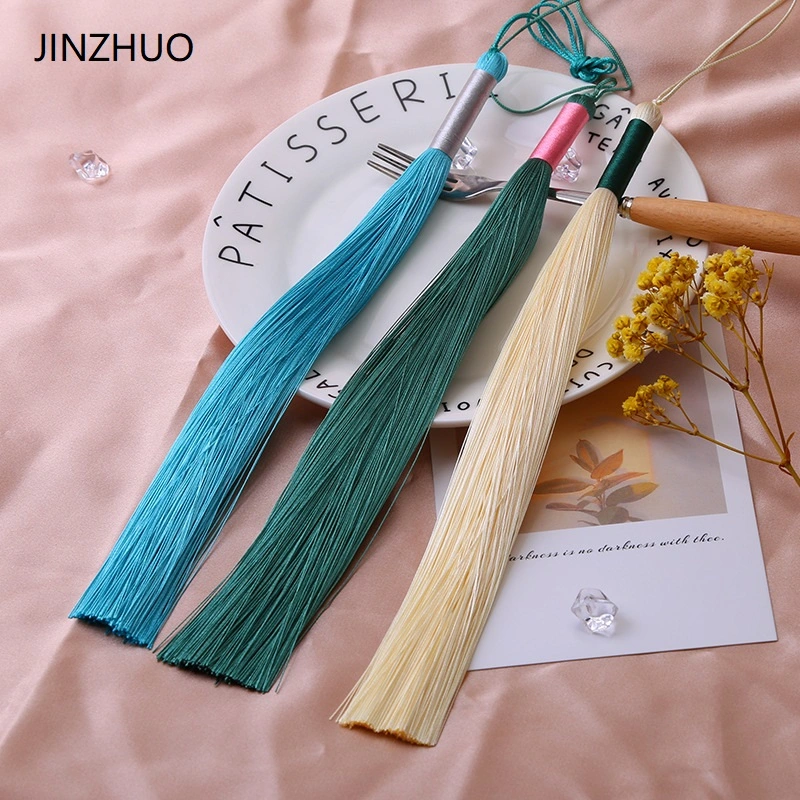 25cm Moda Tassels Mayoreo hecho a mano Fringe de seda decorativa para Uso múltiple