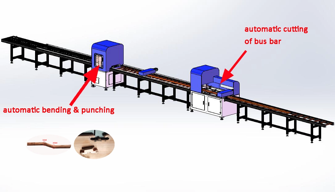 Cheap Price Copper Durable Fast Aluminum Bar Shearing and Punching Machine for Sandwich Busbar