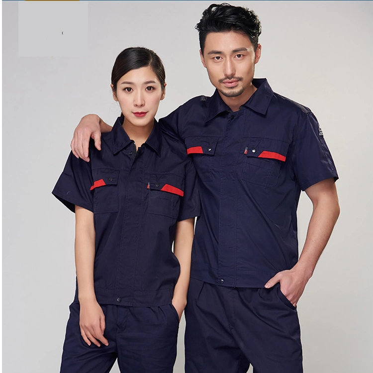 Kurze Ärmel Unisex Großhandel Shirts und Hosen Fabrik Industrial Workwear