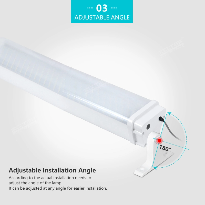 Alltop Aluminum Waterproof IP65 Vapor Tight Lighting 20W 40W 60W 80W Linear Solar LED Tri Proof Light