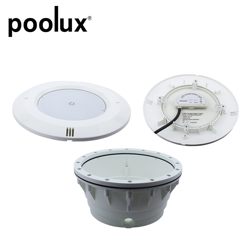 Resin Filled Flat Recessed Pool Light PAR56 18W 25W 35W 42W Color Changing LED Pool Light for Vinyl Pool