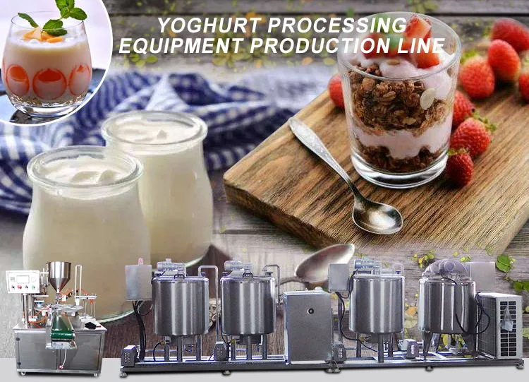 Small Dairy Processing Line/Flavour Milk Yogurt Production Machinery