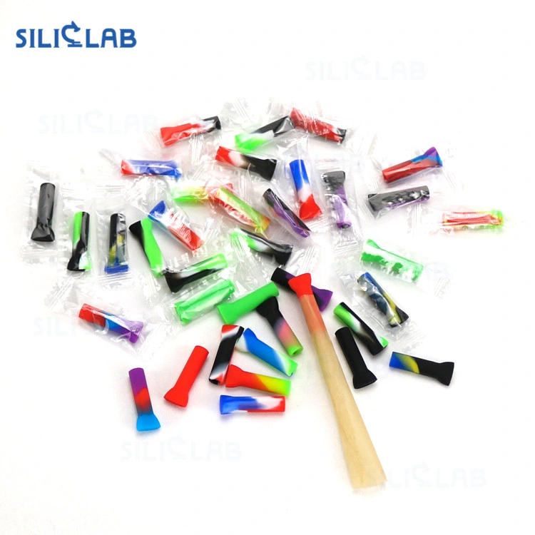 Plastic Filter Mouthpiece Disposable Cigarette Holder Silicone Cigar Filter Tips for Pre Rolled Paper Smoking