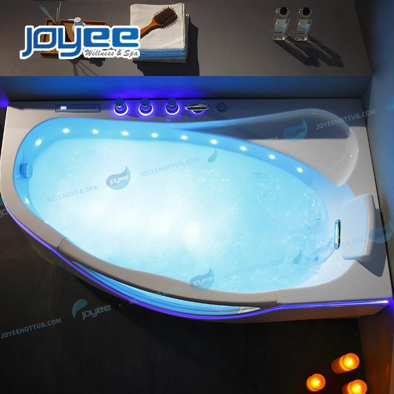 Joyee Mini meilleur bain acrylique bain SPA verre de fibre de verre clair Adultes enfants bain bouillonnant douche