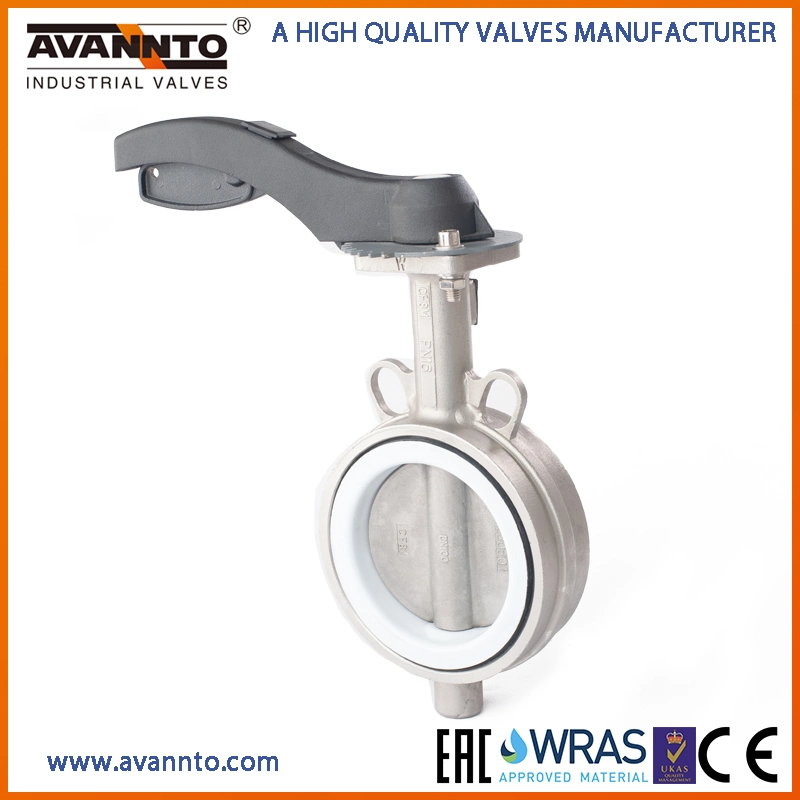 Saf2205 Saf2507 1.4529 1.4469 1.4462 1.4408 CF3 CF3m F53 F55 Ss Duplex Stainless Steel Butterfly Valves