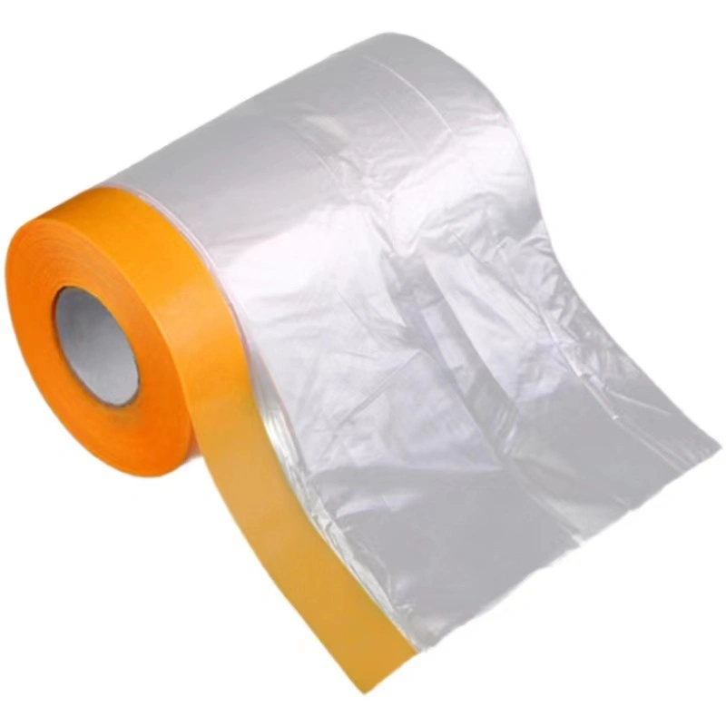 Good Performance PE Cover Protective Tape Car Painting Plastic Masking Film