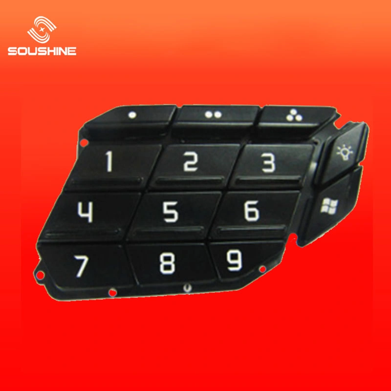 OEM Keypad Mobile Phone Telephone Conductive P+R Keypad Keymat Telecommunication Equipment