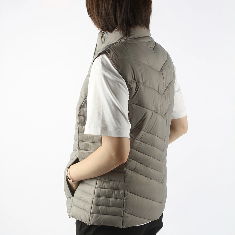 Легкий Stockpapa вниз альтернативные Сарафан Gilet запас ткани