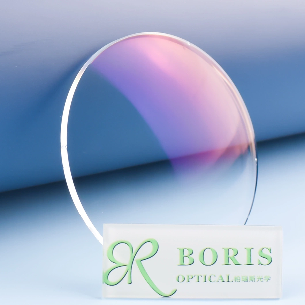 1.56 Single Vision Blue Cut Optical Lens Blue Coating High quality/High cost performance  Lens