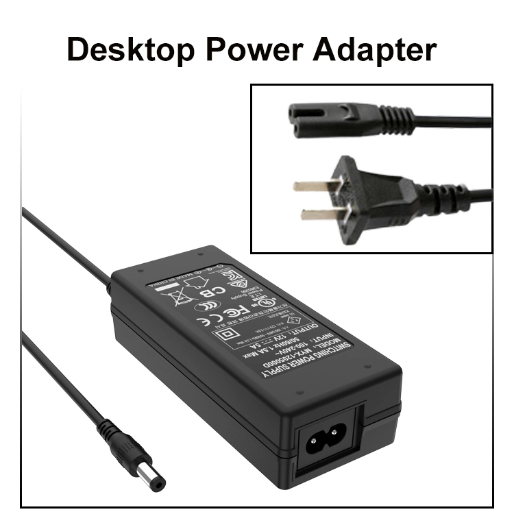 Manufacturer Laptop Adapter 60W 12V 5A Laptop Power Supply 24V 2.5A AC Adapter Charger for CCTV Camera
