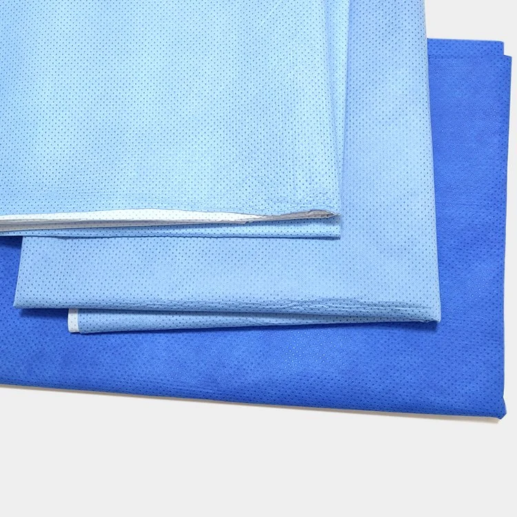 Good Price PE Film Coated Absorbent Medical Nonwoven Fabric for Surgical Drape