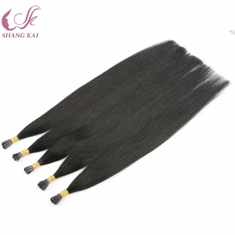 Hot Products No Shedding No Tangle Unprocessed I Tip Human Hair Extension