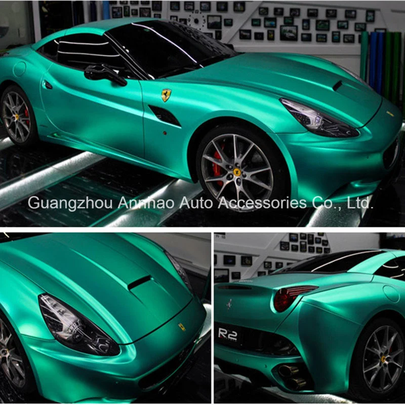 Ondis Tiffany Matt Chrom Vinyl Wrap Sticker selbstklebend mit Blasenfrei