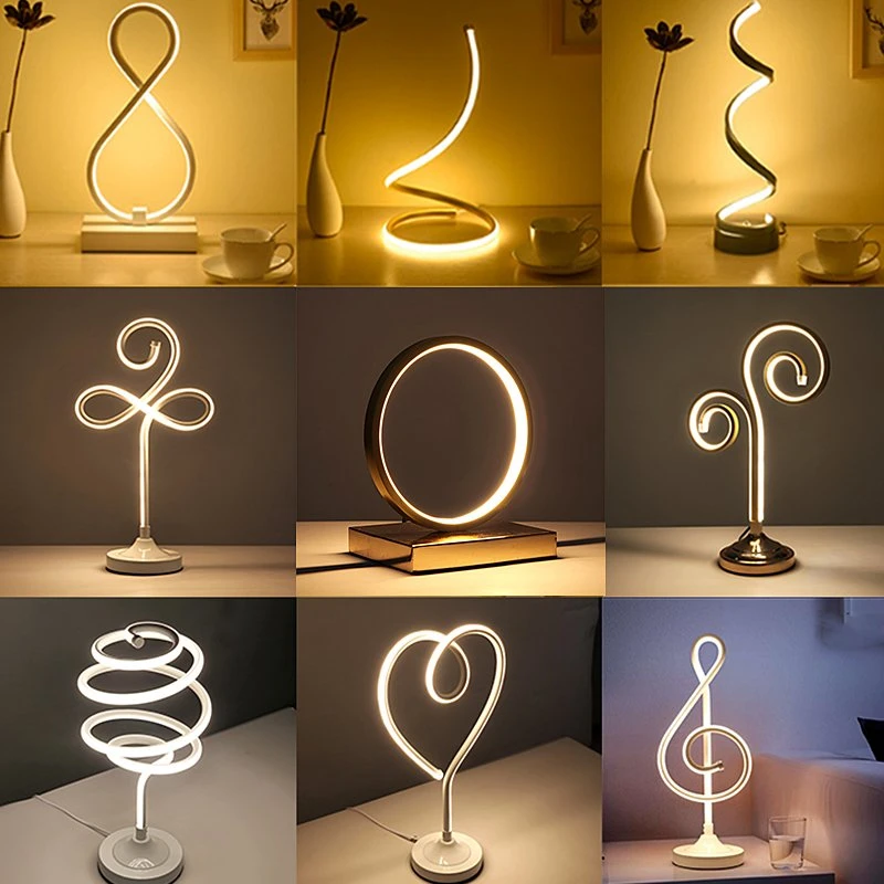 Modern Bedside Lamp LED Reading Lamp Decorative Desk Lamp