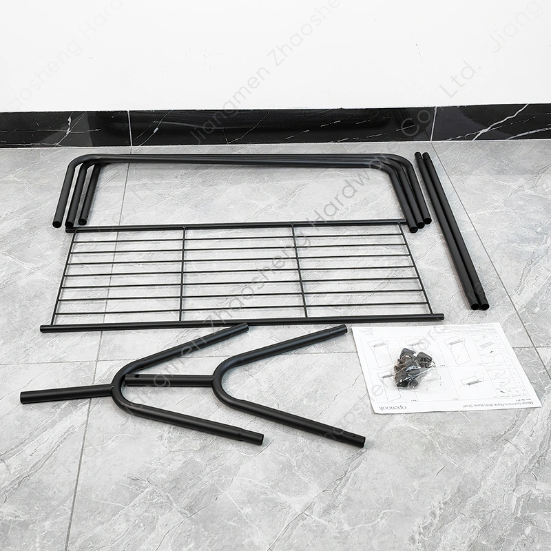 Percha de pie para el piso percha de ropa de riel de ropa de metal Soportes Rack de ropa