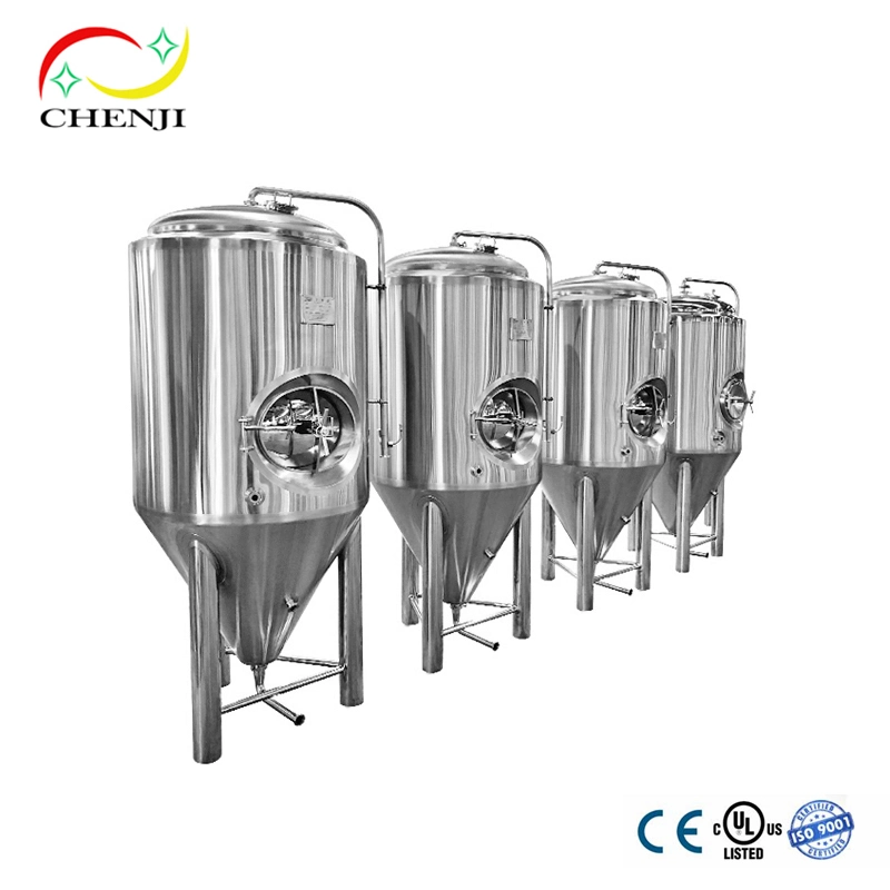 800L 10hl 1000L Per Batch Touch Screen Automatic/Digital Display Semi-Auto Controlling Fermentation Tank Price