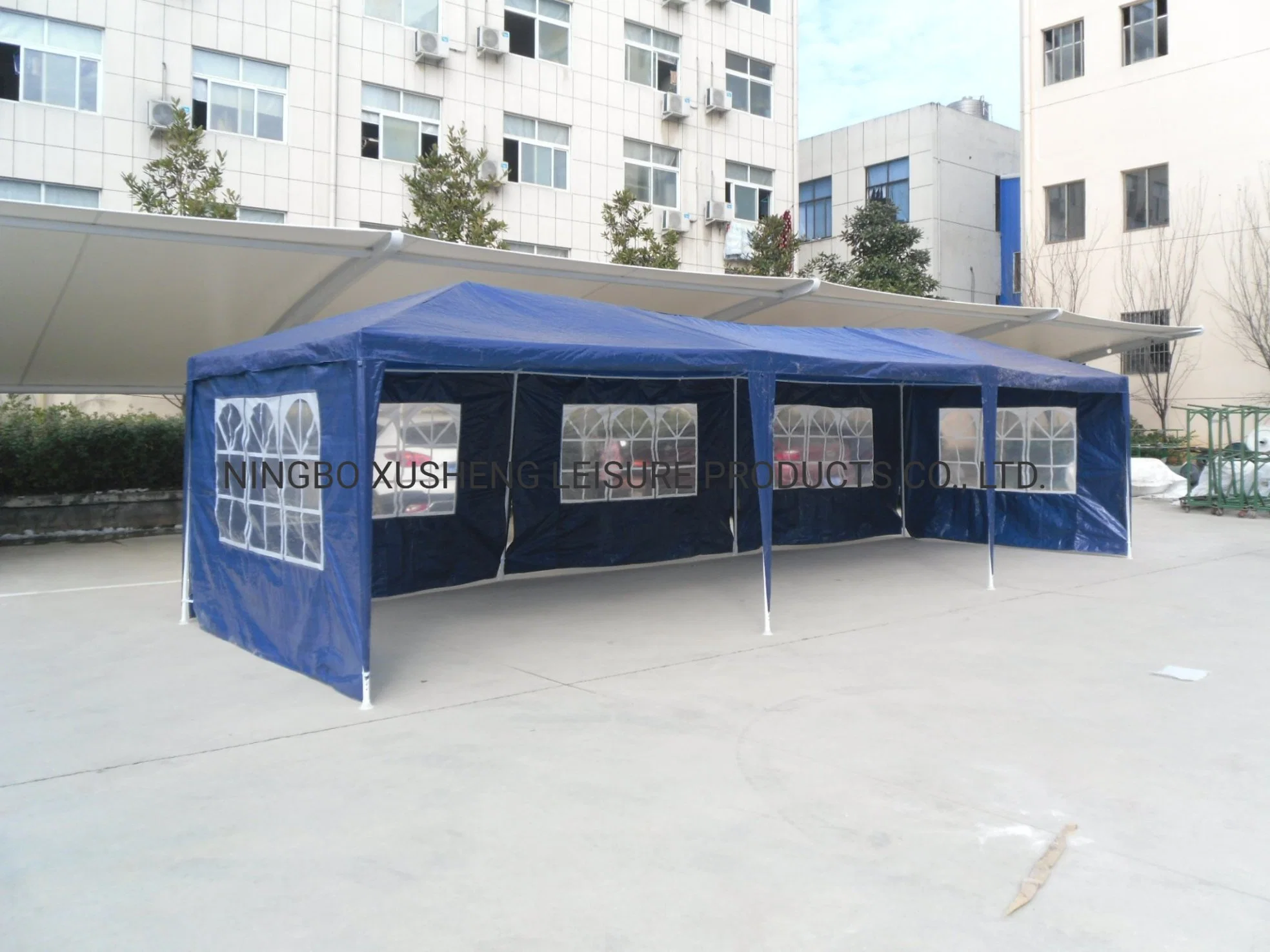 3X9m Outdoor Party Tent PE Gazebo with 5PCS Walls