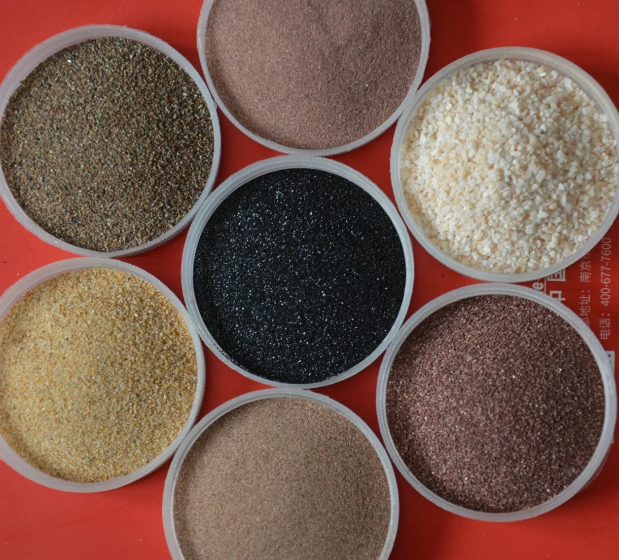 High quality/High cost performance Garnet Sand Various Color Sand Color Sand Natural Colour Sand