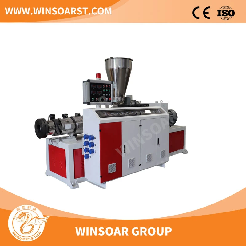 Plastic PE/PVC/PPR/HDPE/LDPE/CPVC/UPVC Pipe/ Tube/ Profile Extruder/ Single Screw/ Conical Twin/Double Screw Extruder Parallel Extrusion Machine