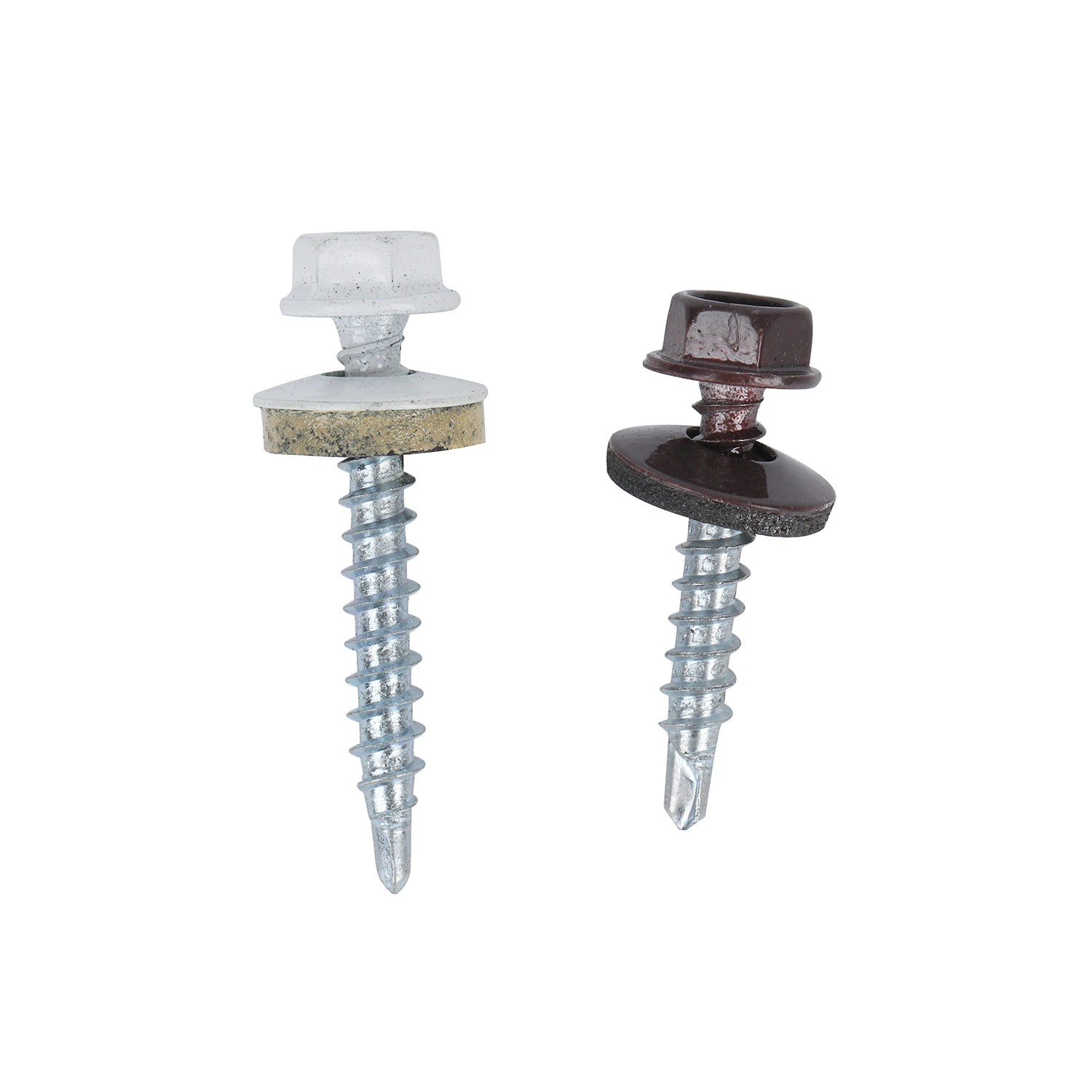 Hex Washer Head Self-Drilling Screw, Type Bsd, Ral Painted, Roofing Screw