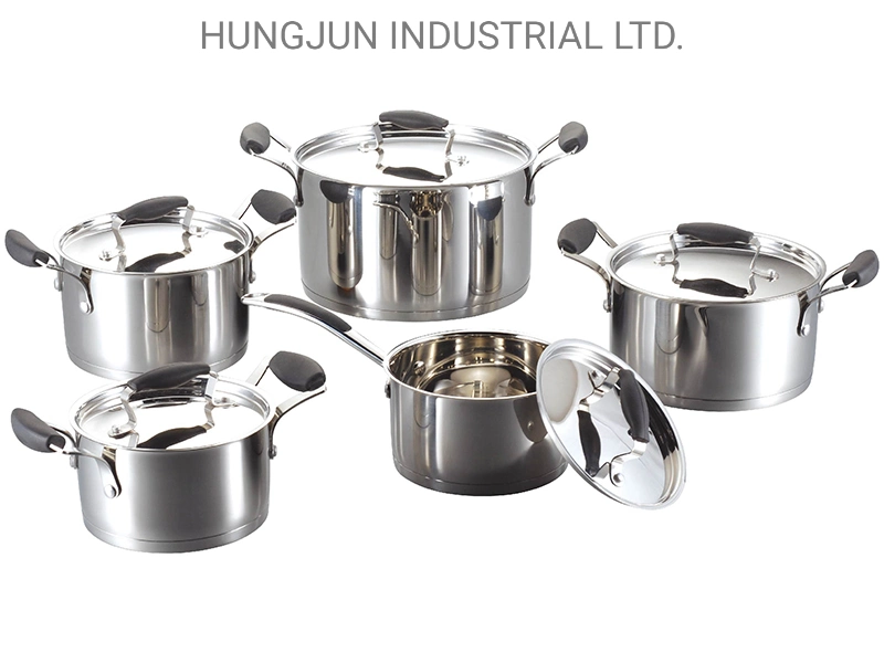 10PCS Stainless Steel Kitchenware