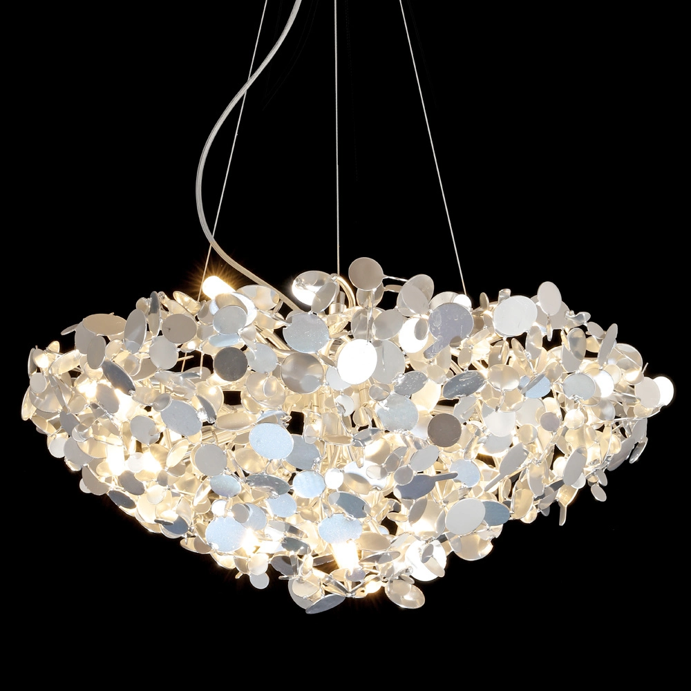 2022 Newest Ceiling White Slice Chandelier for Retails Luxury Nordic Pendant Lamp