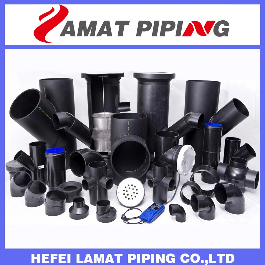 China-Manufacturer Molded HDPE Pipe Fittings Spigot/Electrofusion/Socket Fusion PE Pipe Fitting