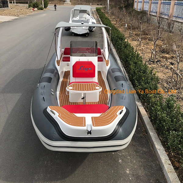 Liya 20ft Rib Inflatable Boat Made in China with Motor for Sale