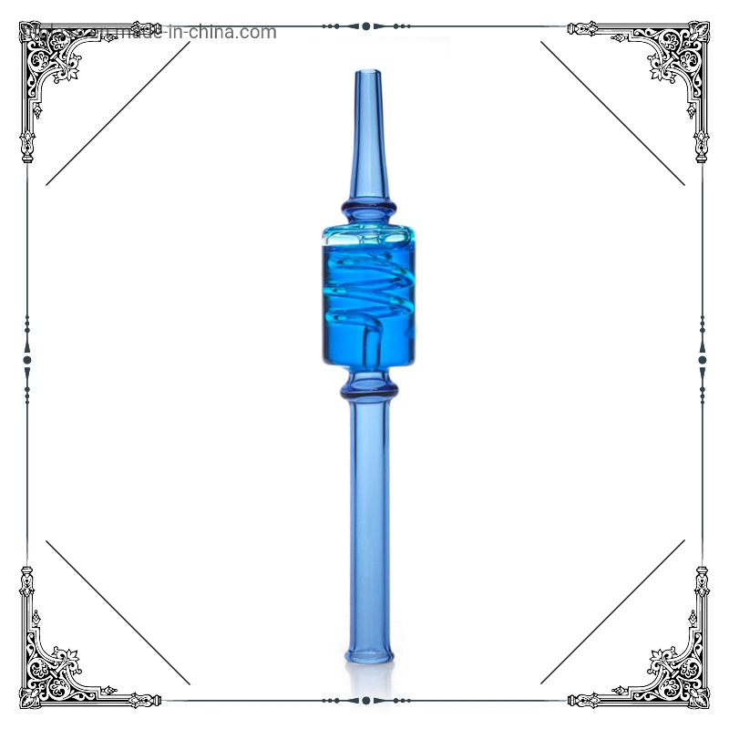 Nuevo diseño 6,8 pulgadas colector de néctar Glicerina bobina dentro Freezable Accesorios para fumar de vidrio de alta calidad