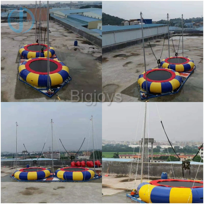 Puenting único para el parque infantil al aire libre, el puenting de UFO inflable