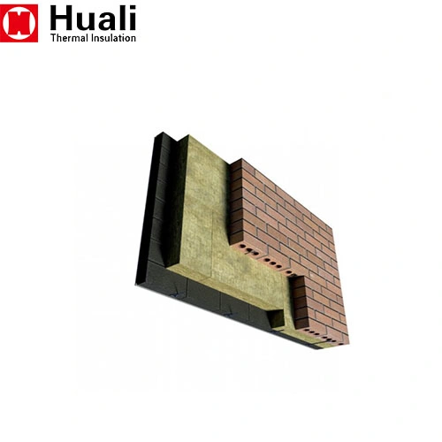 High Temperature Rock Wool Board Building Materials Rock Wool Sandwich Panel for Partition Wall