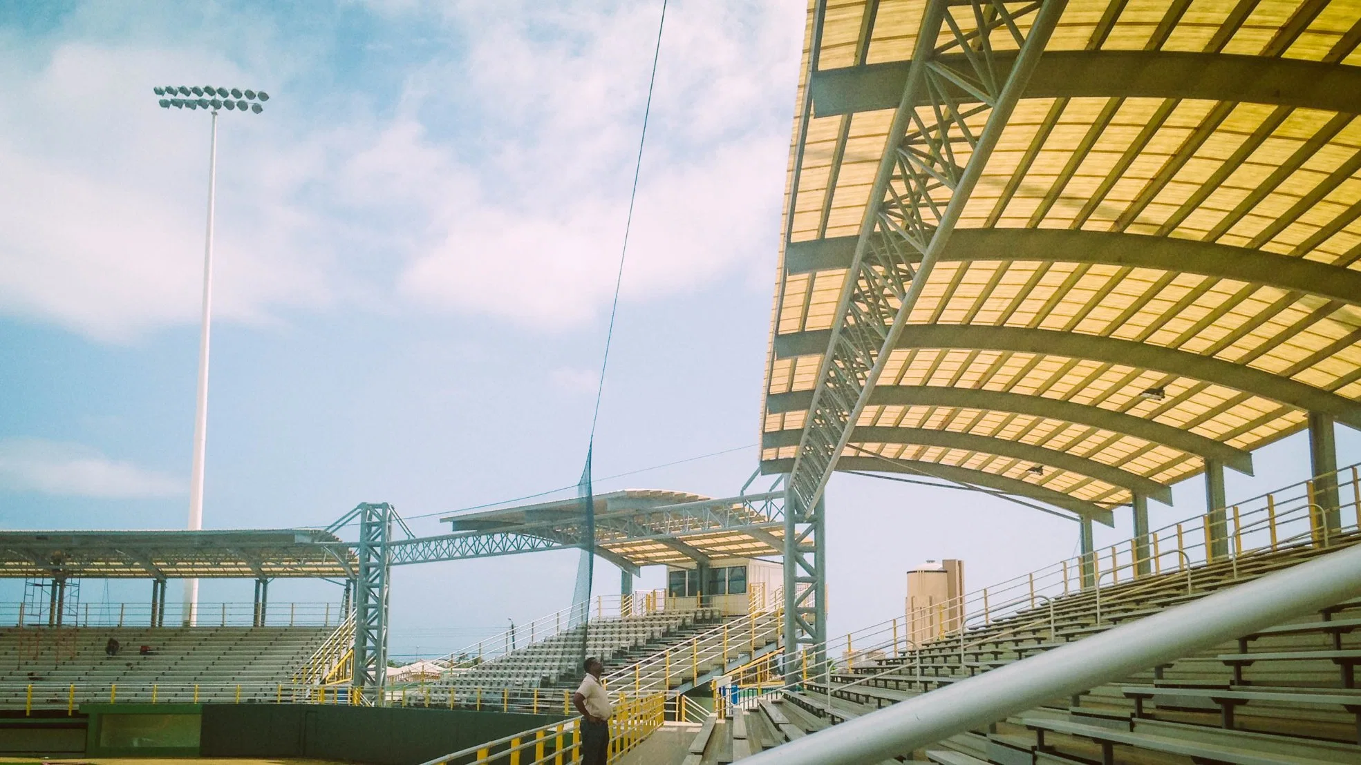 Aruba Stadium with Factory Prefabricated Steel Structure Design